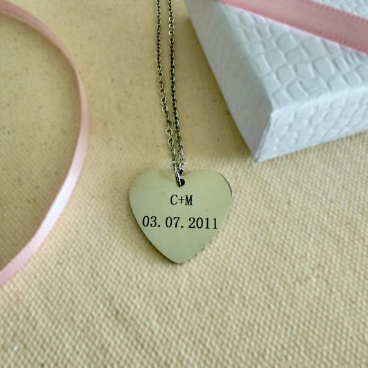 Always Your Mom – Personalized Heart Necklace