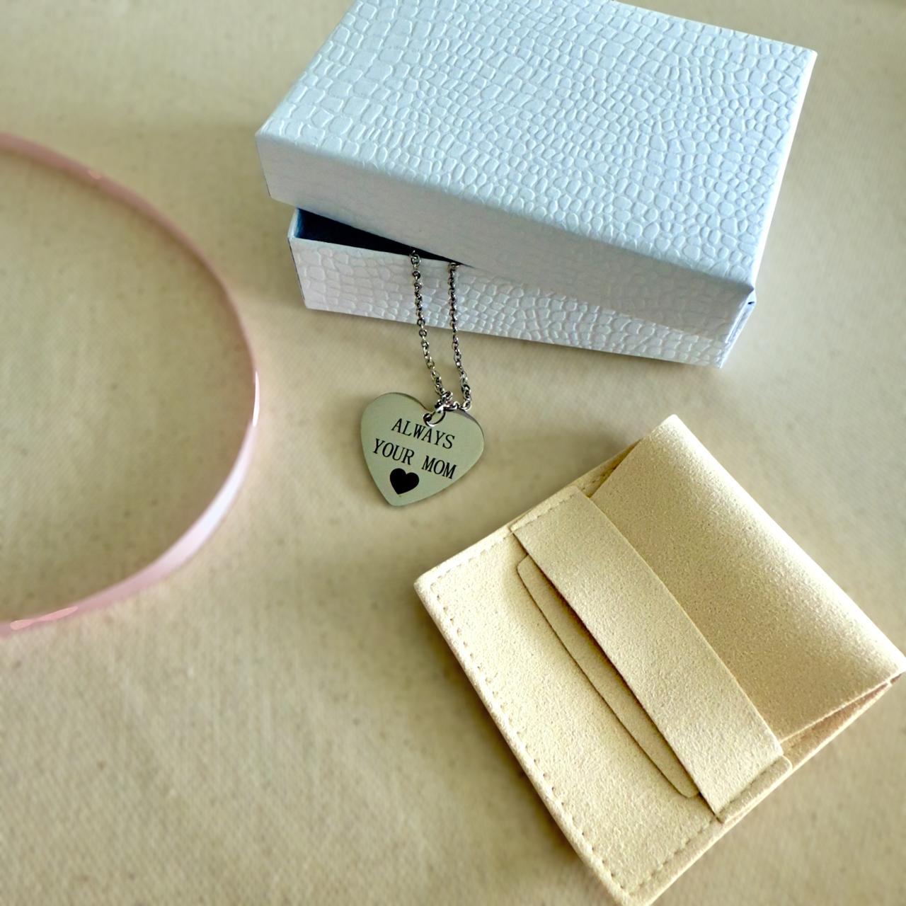 Always Your Mom – Personalized Heart Necklace