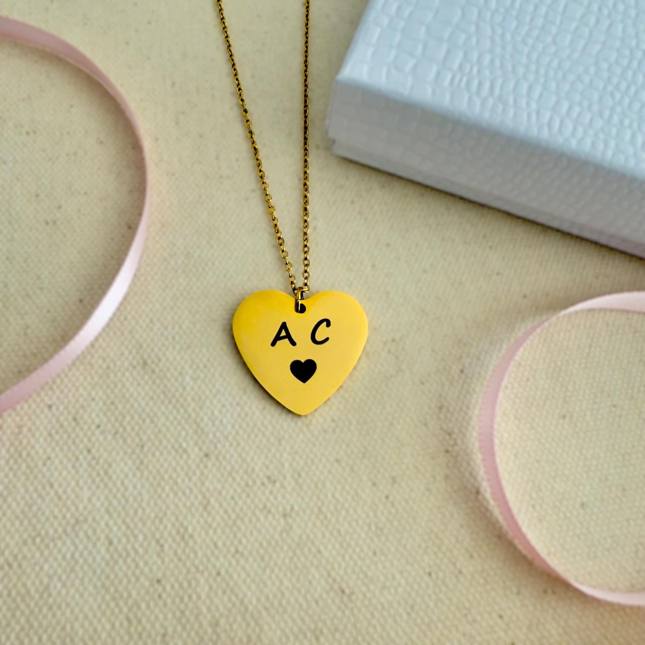Memorial Heart Necklace – I Will Hold You In My Heart