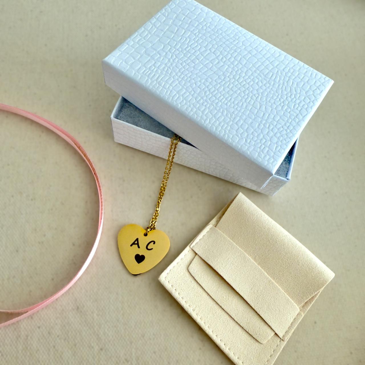 Memorial Heart Necklace – I Will Hold You In My Heart