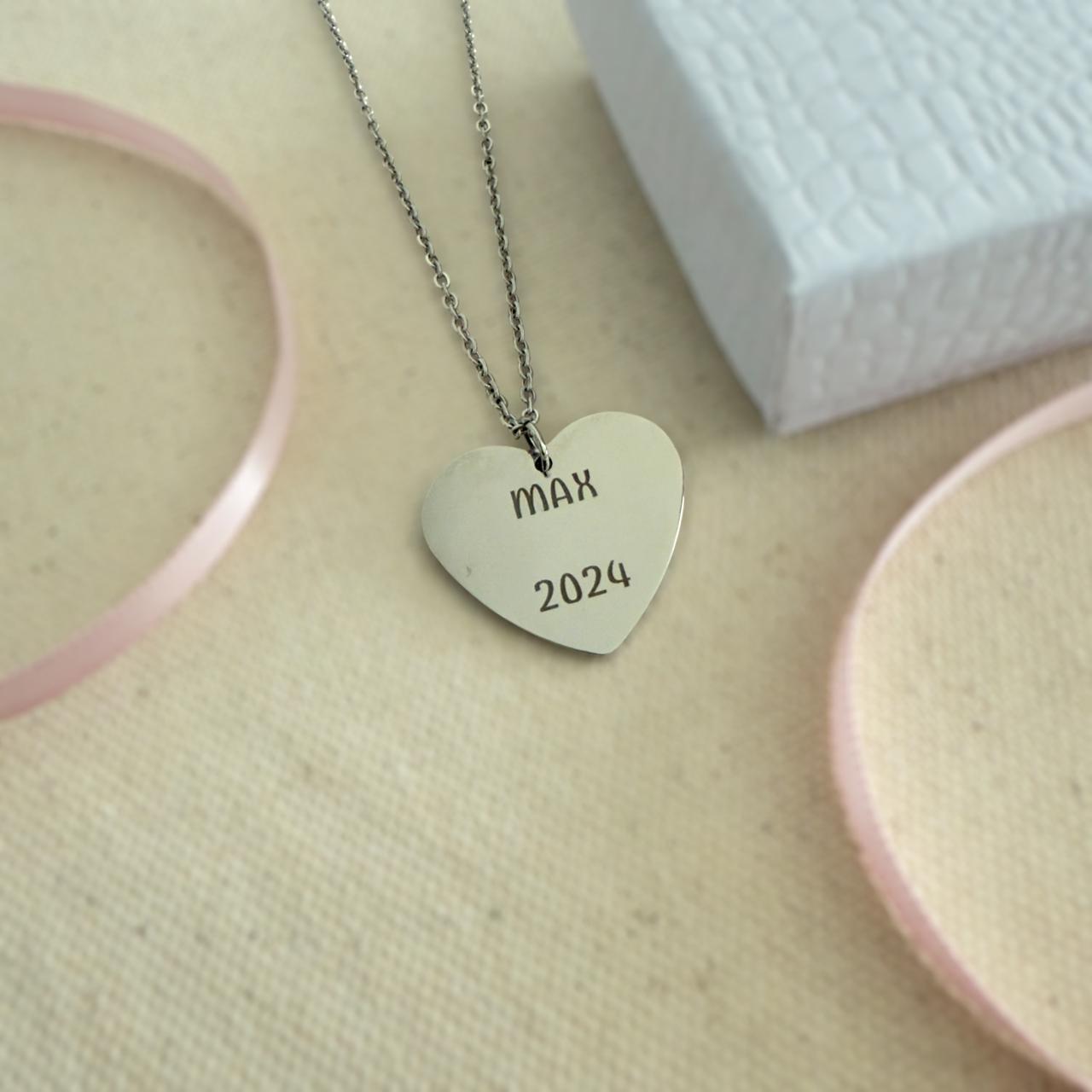 Pet memorial necklace- You Left Pawprints on My Heart